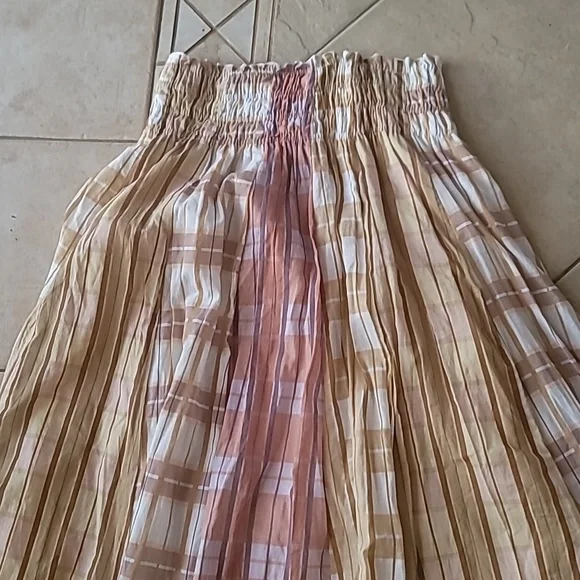 Paper Parachute Stretch Waist Maxi Full Skirt SZ M - Picture 2 of 16